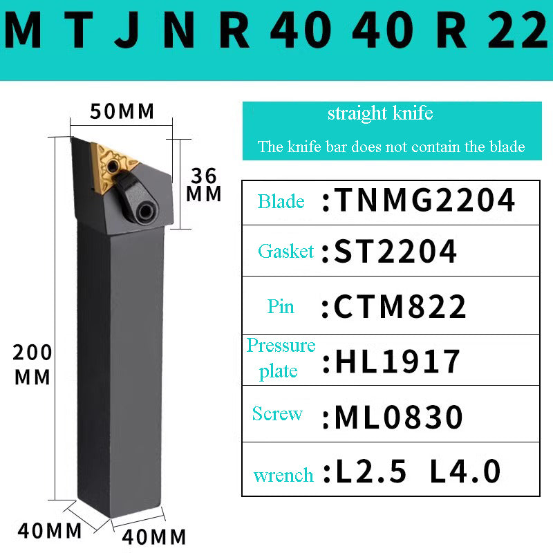 1001-MWLNR/MTJNR20 peach-shaped end face outer diameter turning tool bar lathe tool Shandong Denso Pricision Tools Co.,Ltd.