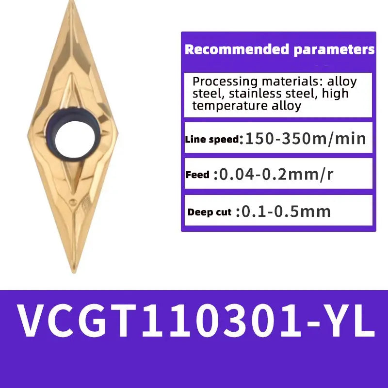 85-VBMT/VCMT/VCGT/VBGT tungsten steel blade diamond head Shandong Denso Pricision Tools Co.,Ltd.