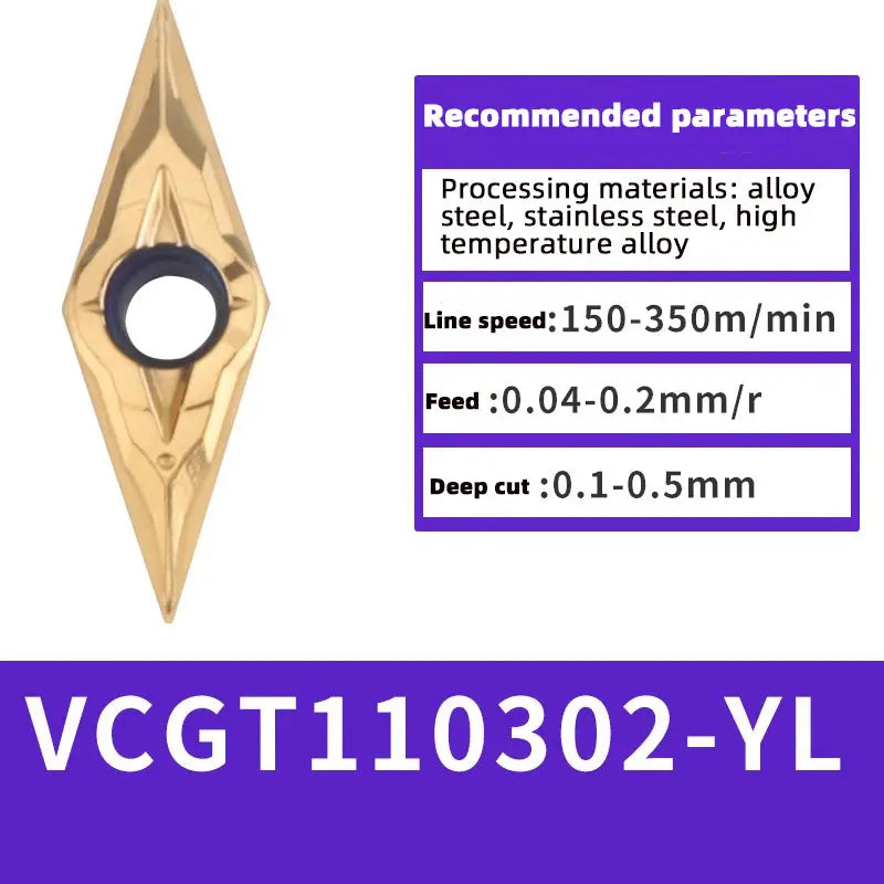 85-VBMT/VCMT/VCGT/VBGT tungsten steel blade diamond head Shandong Denso Pricision Tools Co.,Ltd.