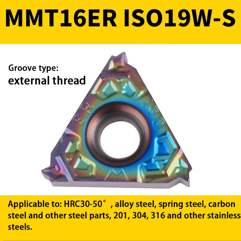 94-Colorful internal/external thread blade MMT 16IR/ER1.5-3.0 teeth steel parts high hardness special Shandong Denso Pricision Tools Co.,Ltd.