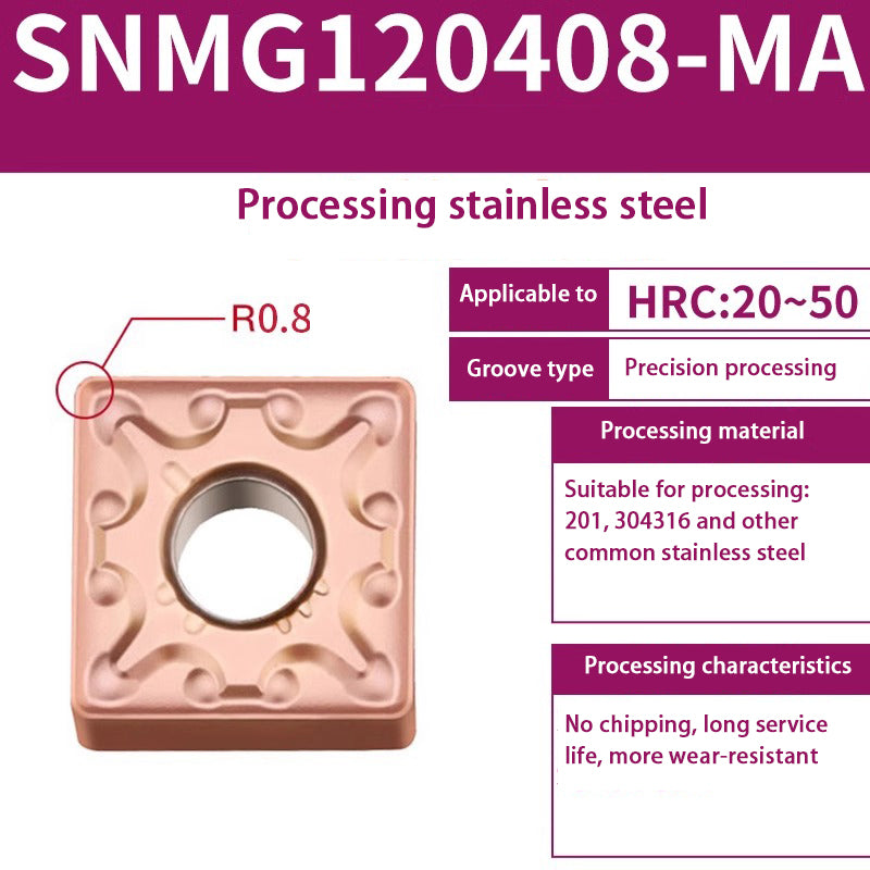 118-snmg120408/04 Stainless steel slotting carbide turning inserts Shandong Denso Pricision Tools Co.,Ltd.