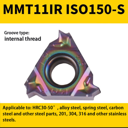 94-Colorful internal/external thread blade MMT 16IR/ER1.5-3.0 teeth steel parts high hardness special Shandong Denso Pricision Tools Co.,Ltd.