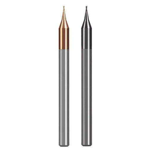 1mm end mill 1mm micro small diameter flat cutter 0.3 0.5 0.6 0.8 small diameter tungsten steel alloy end mill Shandong Denso Pricision Tools Co.,Ltd.