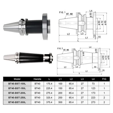 China produces CNC tools Save 90% of costs Customizable BT40/50-BST Boring Tool Holder for CBH or RBH Boring Heads BST Adapter Shandong Denso Pricision Tools Co.,Ltd.