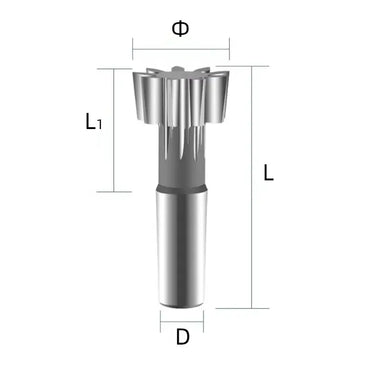 Tapered Shank Straight Teeth Shaping Knife Shandong Denso Pricision Tools Co.,Ltd.