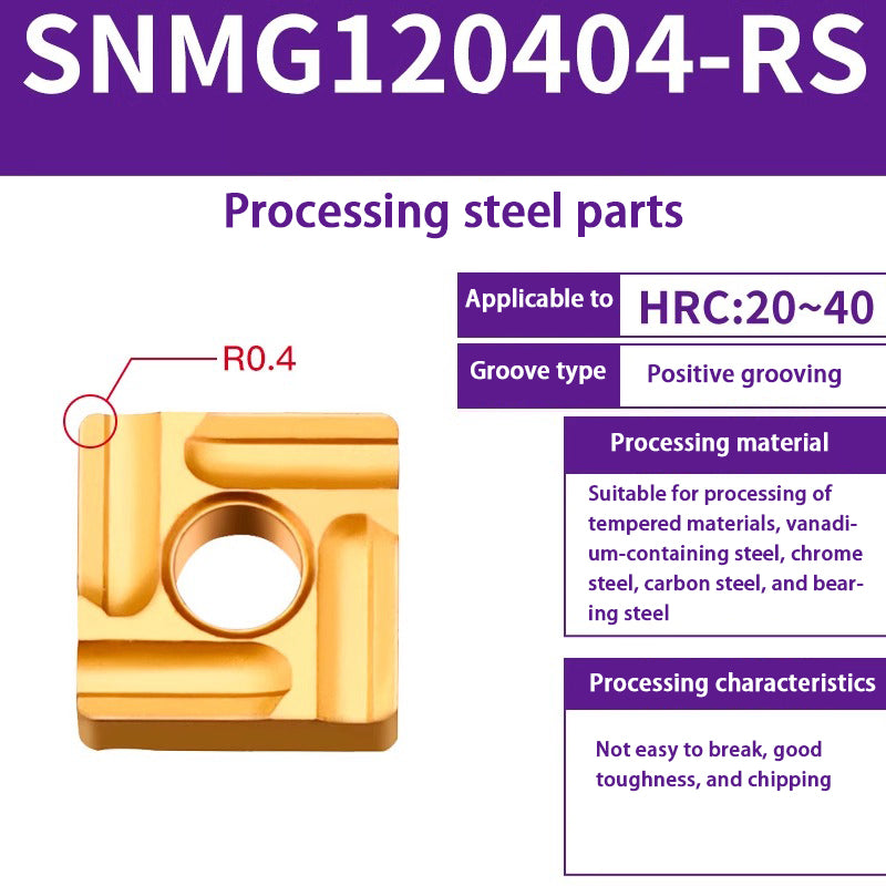 118-snmg120408/04 Stainless steel slotting carbide turning inserts Shandong Denso Pricision Tools Co.,Ltd.