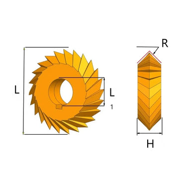 Angle milling cutter HSS angle V-groove milling cutter Shandong Denso Pricision Tools Co.,Ltd.