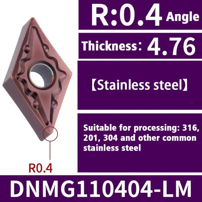 67-Turning tool blade 55 degree diamond DNMG1504 outer circle inner hole turning tool Shandong Denso Pricision Tools Co.,Ltd.