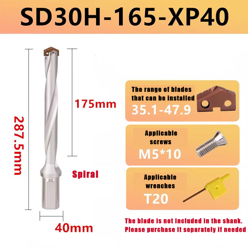 3013-Spade drill deep hole drill crown drill violent drill