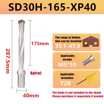 3013-Spade drill deep hole drill crown drill violent drill