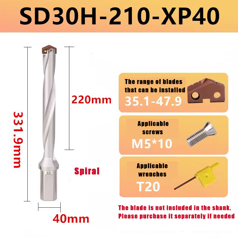 3013-Spade drill deep hole drill crown drill violent drill