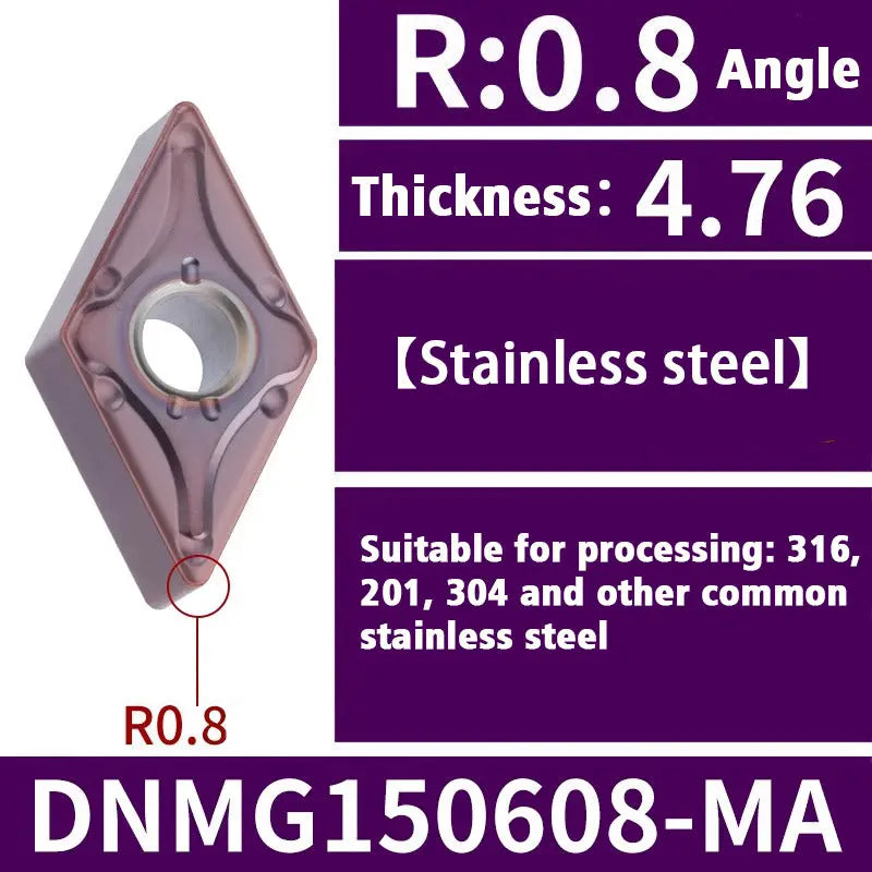 67-Turning tool blade 55 degree diamond DNMG1504 outer circle inner hole turning tool Shandong Denso Pricision Tools Co.,Ltd.