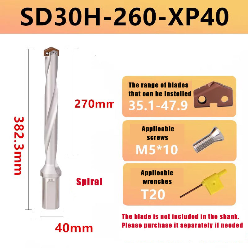 3013-Spade drill deep hole drill crown drill violent drill