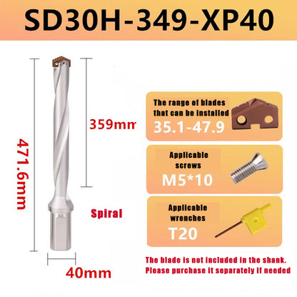 3013-Spade drill deep hole drill crown drill violent drill