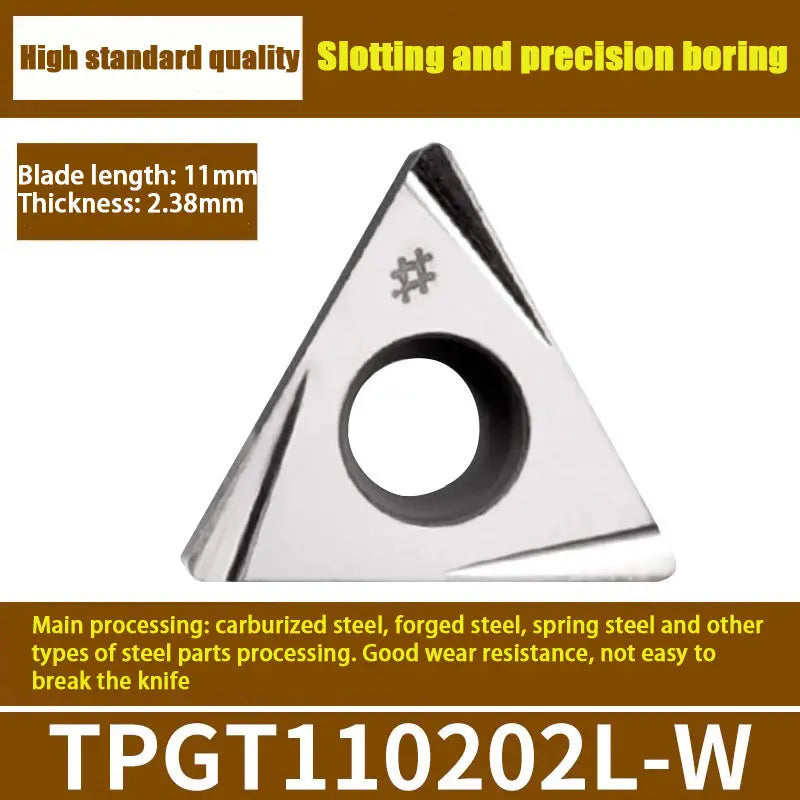 87-Special for boring head Fine boring blade TPGH08/TBGT06/TPGT09/TPGH1102 Steel parts Cast iron Stainless steel Shandong Denso Pricision Tools Co.,Ltd.