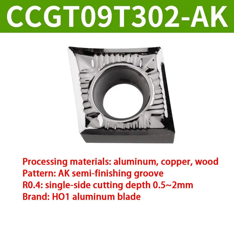 75-Aluminum blade CCGT09T3/060204/120408 alloy blade Shandong Denso Pricision Tools Co.,Ltd.