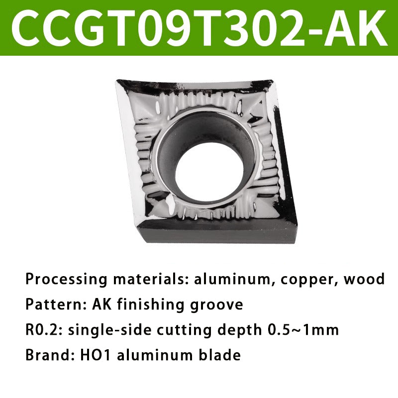 3003-Aluminum blade CCGT outer circle inner hole lathe blade alloy insert grain Shandong Denso Pricision Tools Co.,Ltd.