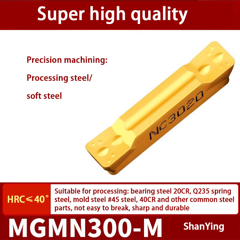 104-Super Hardened Steel Special Lathe High Standard MGMN MRMN Steel Parts Grooving Knife Blade Shandong Denso Pricision Tools Co.,Ltd.