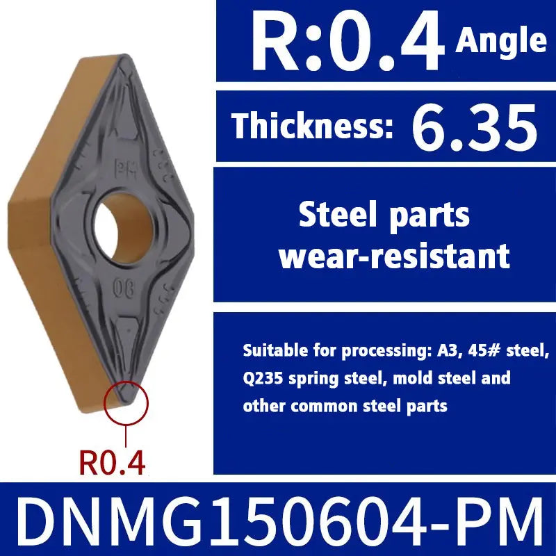 67-Turning tool blade 55 degree diamond DNMG1504 outer circle inner hole turning tool Shandong Denso Pricision Tools Co.,Ltd.