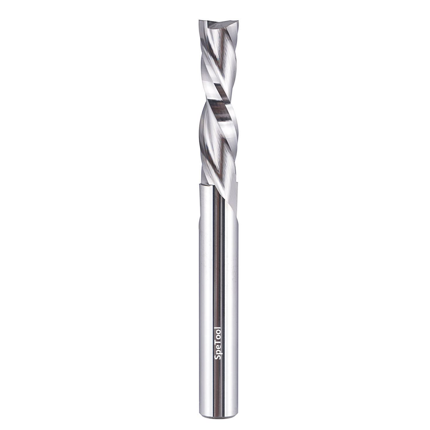 Spiral Router Bits Down Cut 1/4 inch Cutting Diameter, 1/4 inch Shank Solid Carbide CNC Bits End Mill for Wood Cut Carving Engraver
