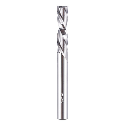 Spiral Router Bits Down Cut 1/4 inch Cutting Diameter, 1/4 inch Shank Solid Carbide CNC Bits End Mill for Wood Cut Carving Engraver