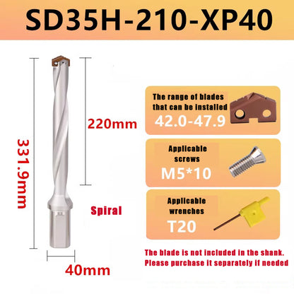 3013-Spade drill deep hole drill crown drill violent drill