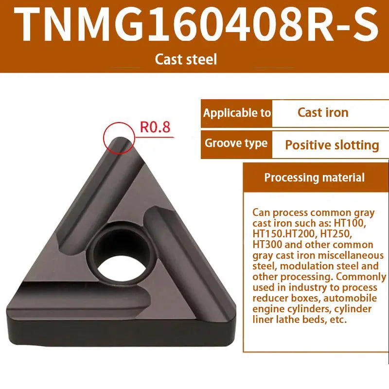 TNMG160404/08 triangle alloy cutter head Shandong Denso Pricision Tools Co.,Ltd.