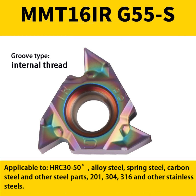 94-Colorful internal/external thread blade MMT 16IR/ER1.5-3.0 teeth steel parts high hardness special Shandong Denso Pricision Tools Co.,Ltd.