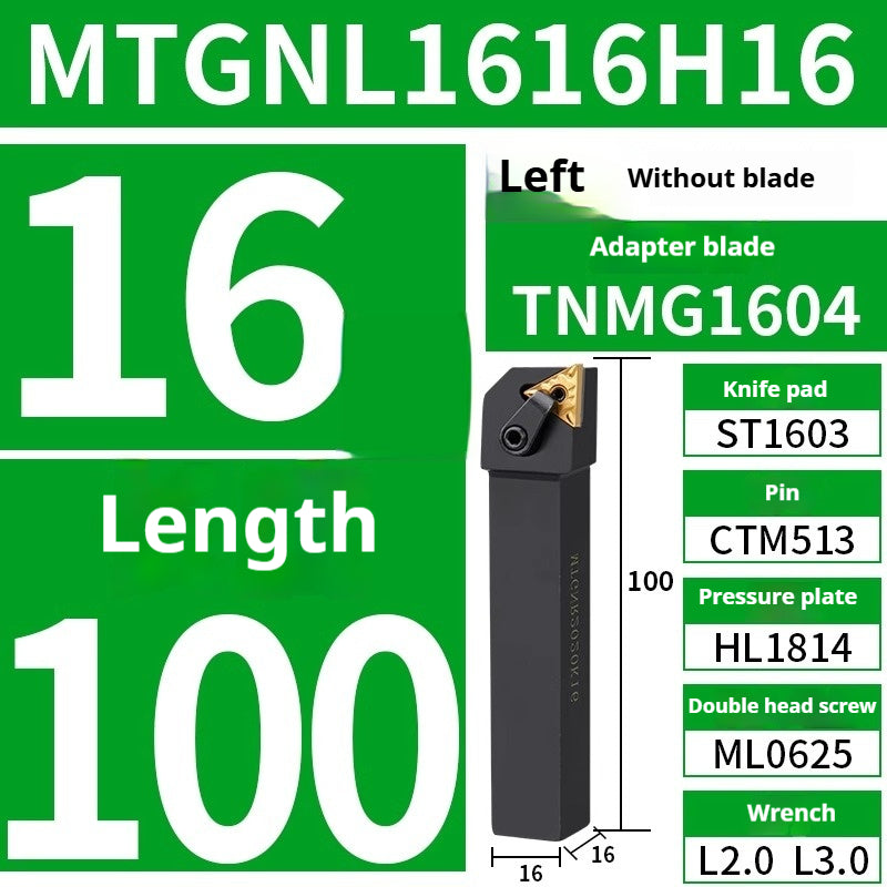 3039-External turning tool bar MTGNR2020K16/2525M16 triangular external turning tool bar/lathe tool