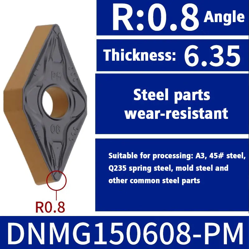 67-Turning tool blade 55 degree diamond DNMG1504 outer circle inner hole turning tool Shandong Denso Pricision Tools Co.,Ltd.