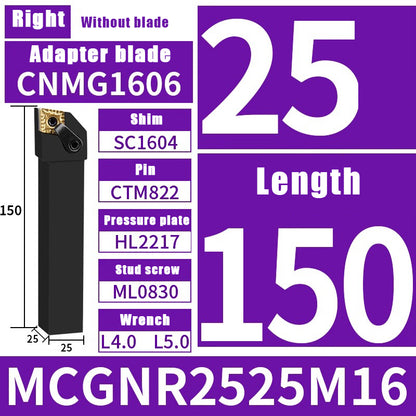 3033-MCGNR diamond blade for 91 degree turning tool