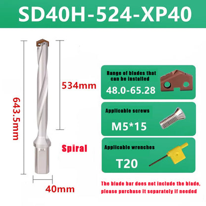 3013-Spade drill deep hole drill crown drill violent drill