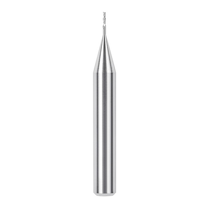 1/32 Inch Downcut Inlay Router Bit with 1/4 Inch Shank Carbide CNC Router Bit End Mill Woodworking Slot Carving Engraving Tool