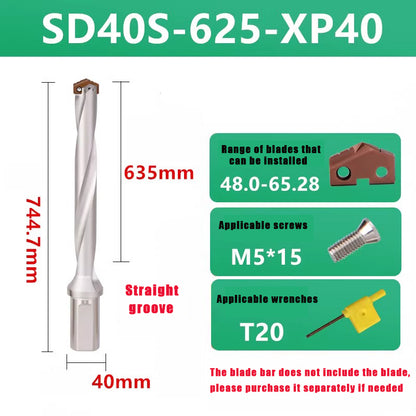 3013-Spade drill deep hole drill crown drill violent drill