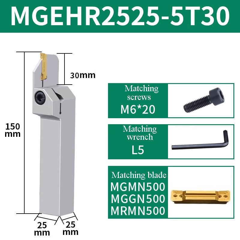 1002-MGEHR2020-3 straight  knife lathe tool lengthened cutting knife slotting knife