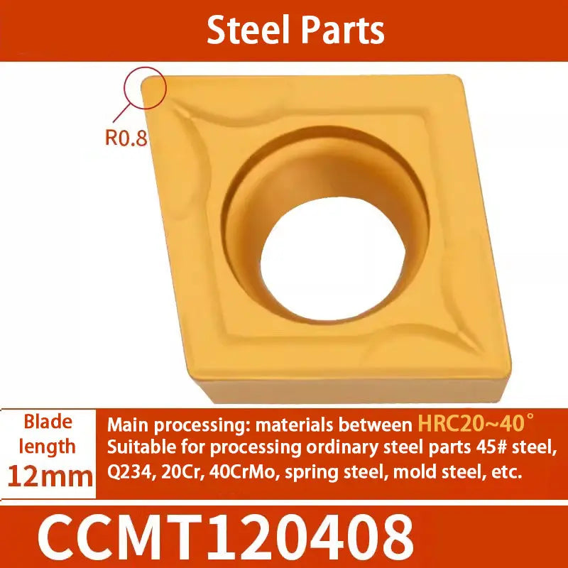 74-Diamond boring inserts CCMT09t304/308 outer circle inner hole insert Shandong Denso Pricision Tools Co.,Ltd.