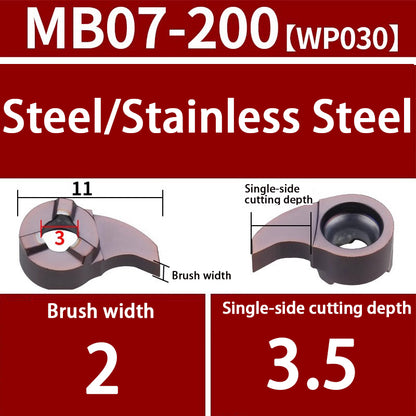 103-comma blade MB09GR/07GR/05GR small hole grooving tool bar inner hole cutting tool Shandong Denso Pricision Tools Co.,Ltd.