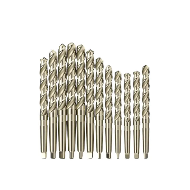 HSS-CO M35 Morse Taper Shank Drill Bit for HRC66-68 Stainless Steel High-temperature Alloy Titanium Alloy  High-strength Steel Carbon Fiber Composite materials Shandong Denso Pricision Tools Co.,Ltd.