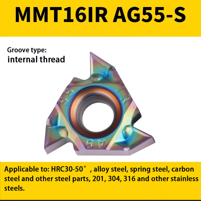 94-Colorful internal/external thread blade MMT 16IR/ER1.5-3.0 teeth steel parts high hardness special Shandong Denso Pricision Tools Co.,Ltd.