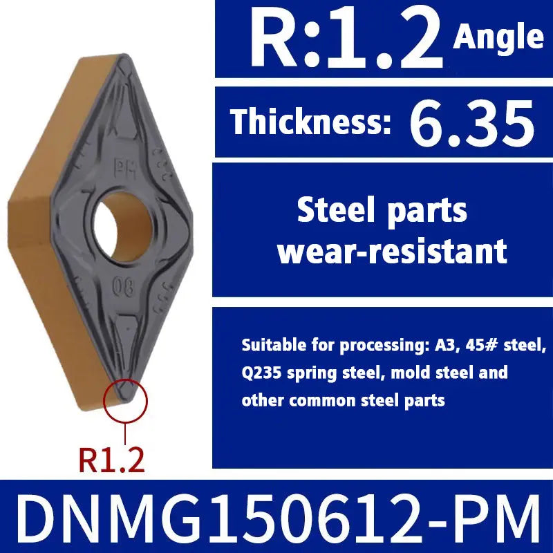 67-Turning tool blade 55 degree diamond DNMG1504 outer circle inner hole turning tool Shandong Denso Pricision Tools Co.,Ltd.