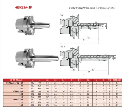 HSK50/63/100A  Heat Shrink Handle Heat Expansion Handle Sintering Integrated Handle Shandong Denso Pricision Tools Co.,Ltd.