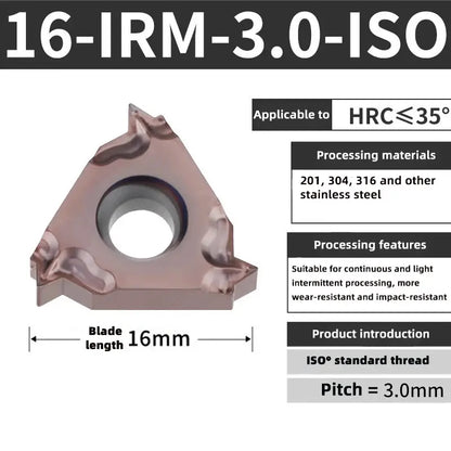 86-Internal thread stainless steel tool 11/16IR AG60 W universal turning blade Shandong Denso Pricision Tools Co.,Ltd.