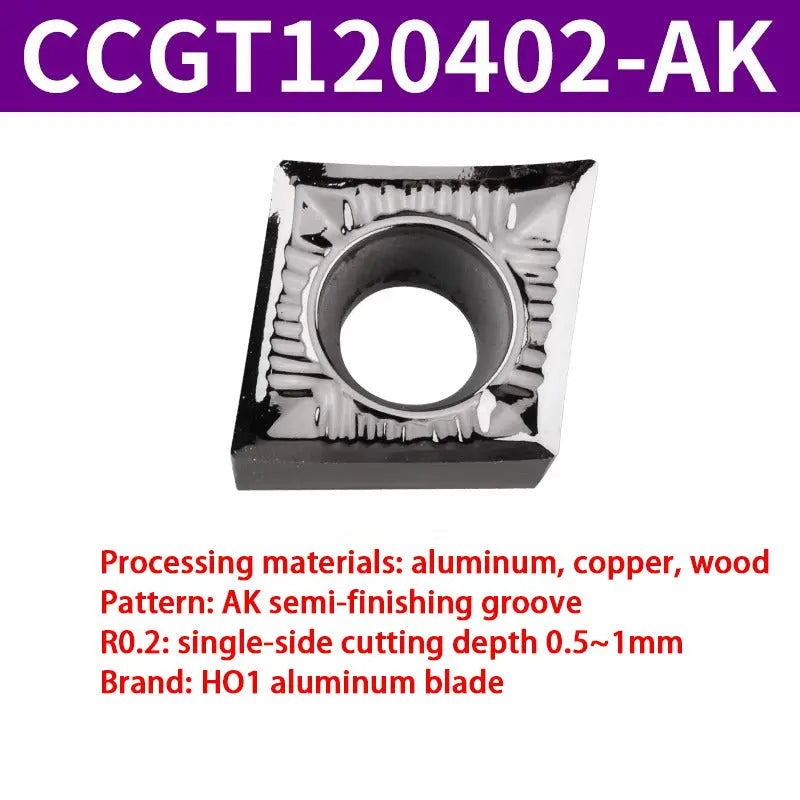 75-Aluminum blade CCGT09T3/060204/120408 alloy blade Shandong Denso Pricision Tools Co.,Ltd.