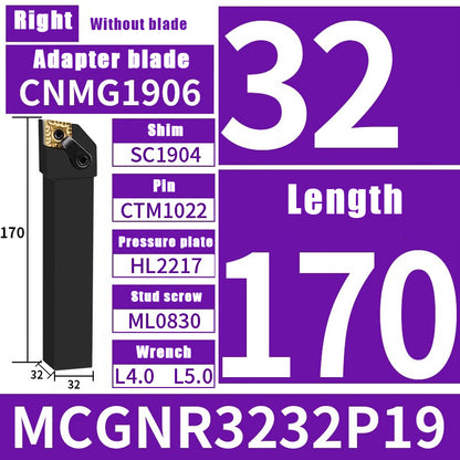 3033-MCGNR diamond blade for 91 degree turning tool