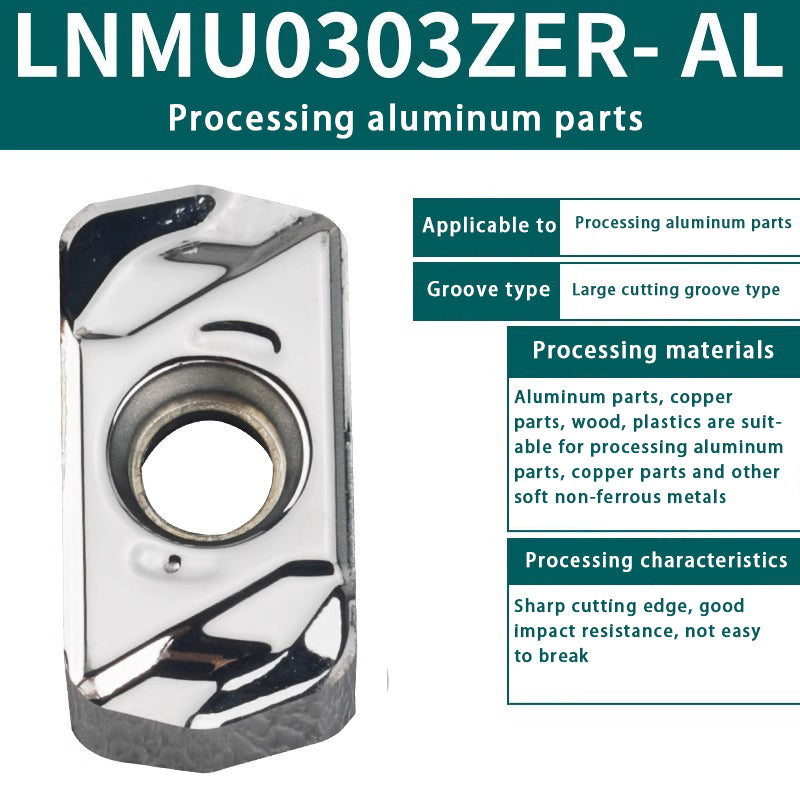 3006-CNC double-sided fast feed milling insert Toshiba LNMU0303ZER-MJ