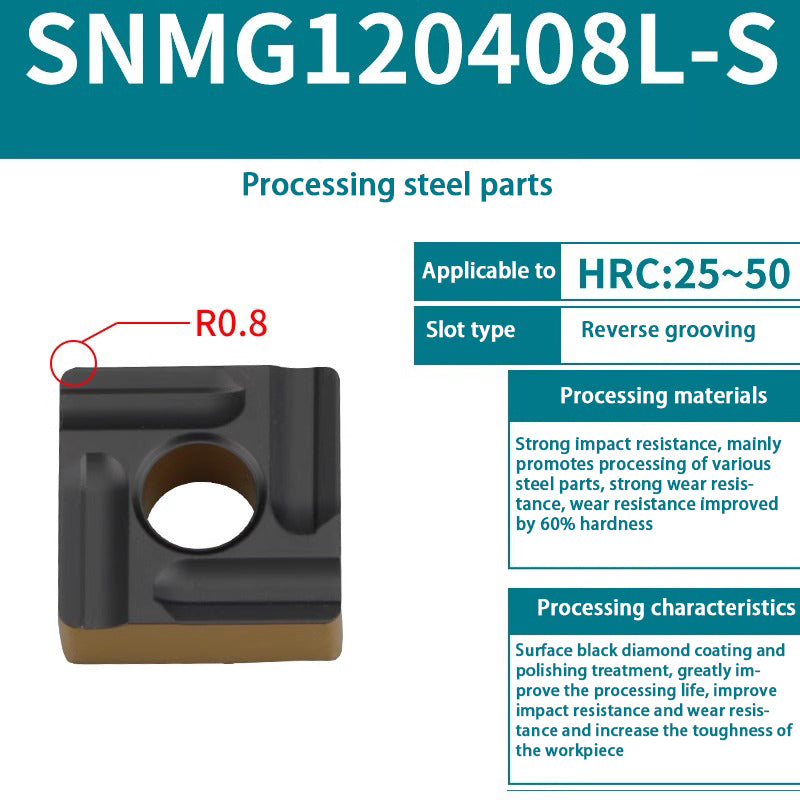 118-snmg120408/04 Stainless steel slotting carbide turning inserts Shandong Denso Pricision Tools Co.,Ltd.