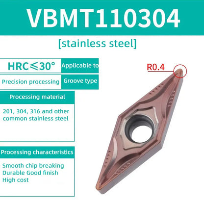 85-VBMT/VCMT/VCGT/VBGT tungsten steel blade diamond head Shandong Denso Pricision Tools Co.,Ltd.