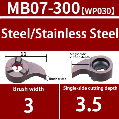 103-comma blade MB09GR/07GR/05GR small hole grooving tool bar inner hole cutting tool Shandong Denso Pricision Tools Co.,Ltd.