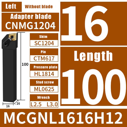 3033-MCGNR diamond blade for 91 degree turning tool