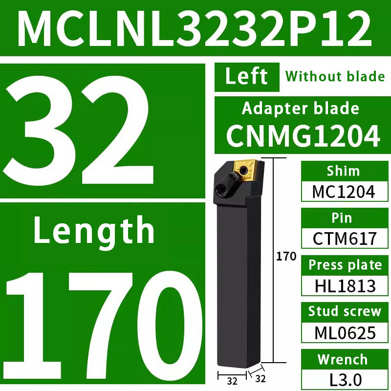 3018-95 degree external turning tool MCLNR2020K12 diamond end face machine clamp tool bar